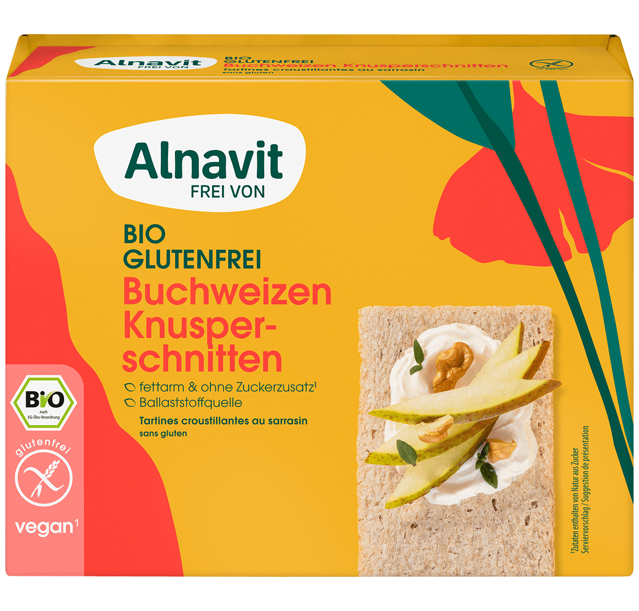 Alnavit Buchweizen Knusperschnitten