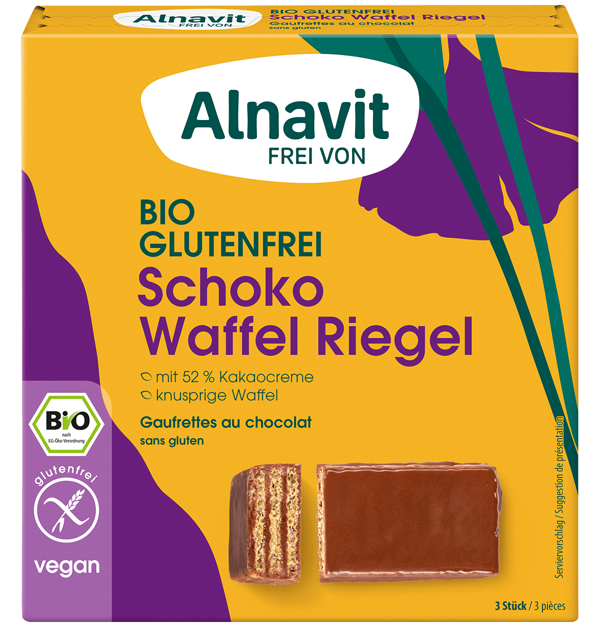 Alnavit Schoko Waffel Riegel
