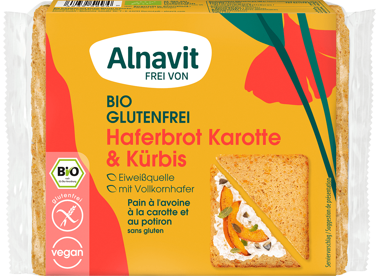 Alnavit Haferbrot Karotte & Kürbis