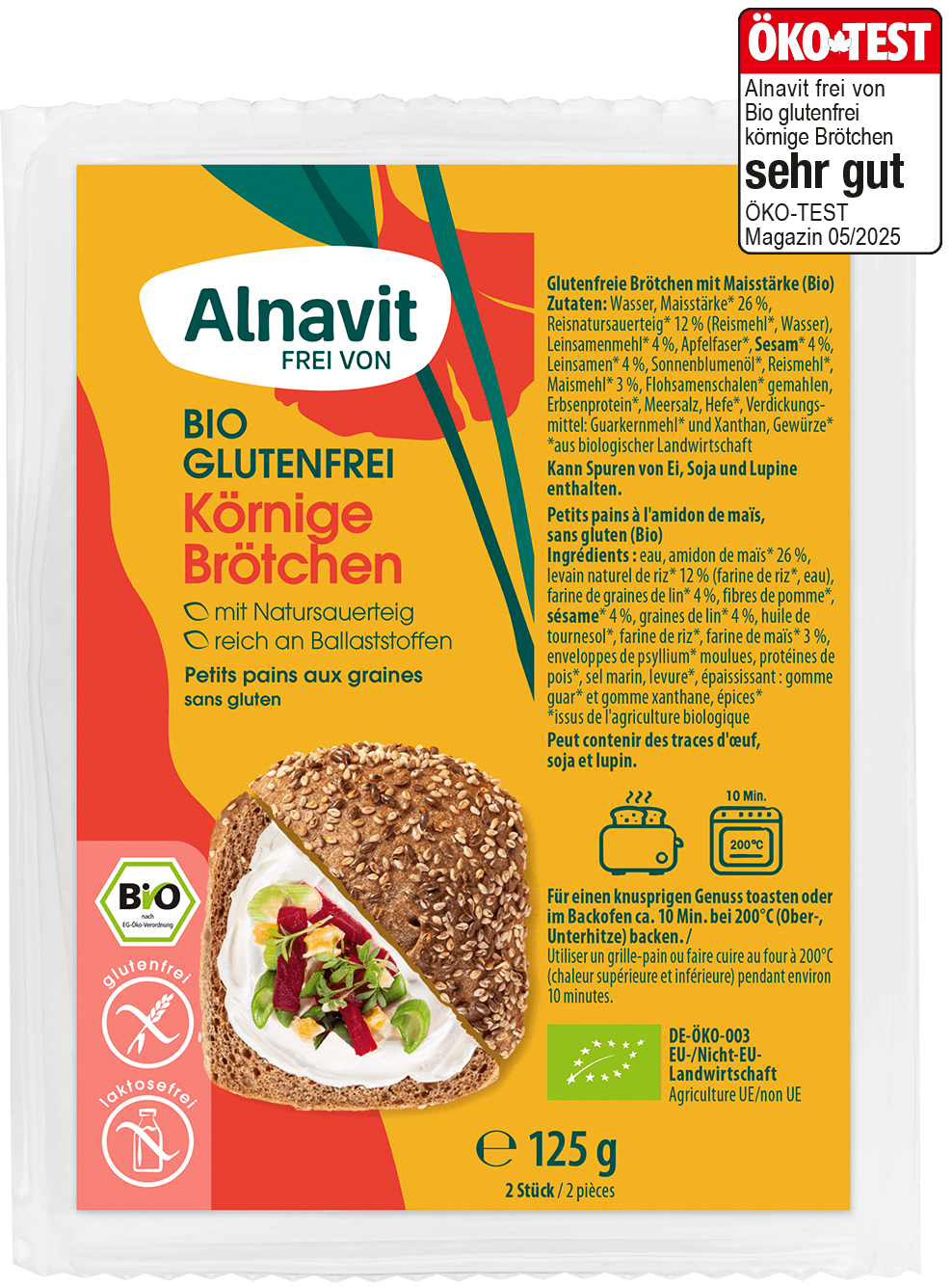 Alnavit Körnige Brötchen