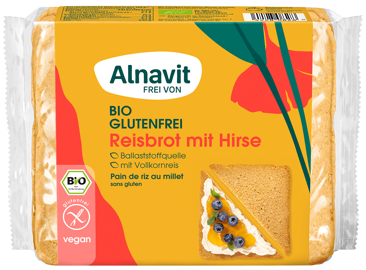 Alnavit Reisbrot mit Hirse