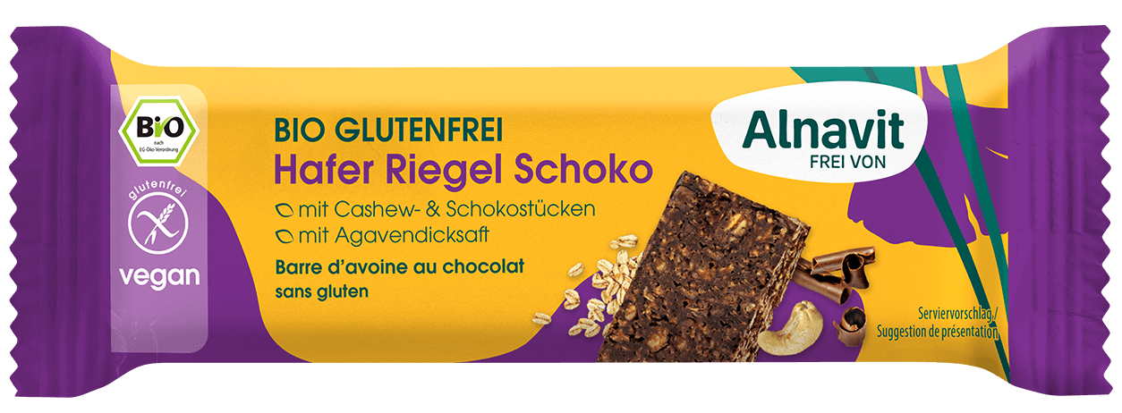 Alnavit Hafer Riegel Schoko