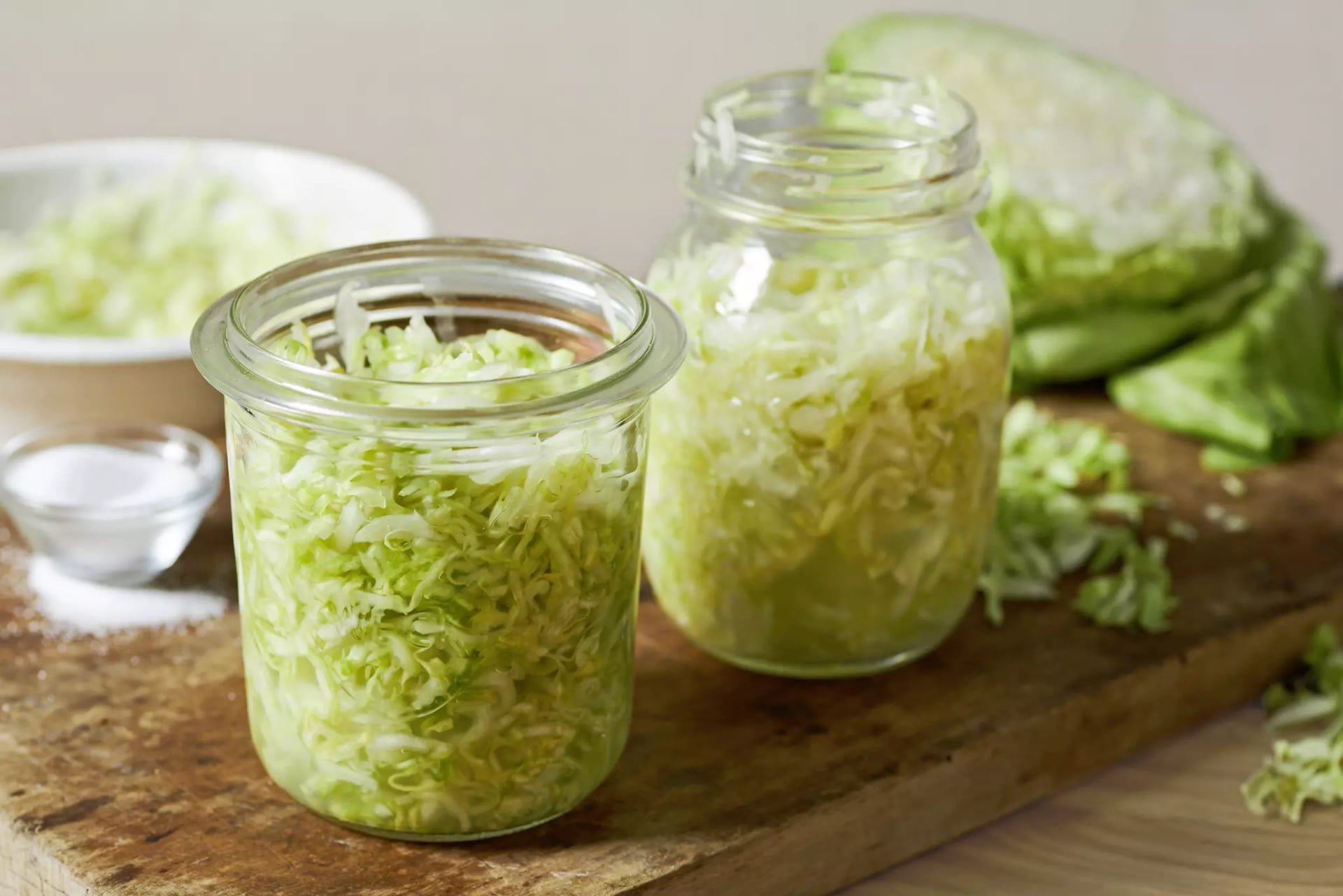 Sauerkraut im Glas