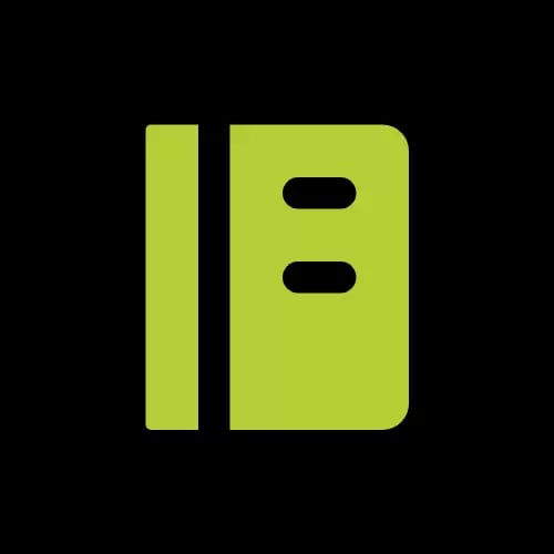 Icon eines Notizbuches mit grünem Farbakzent