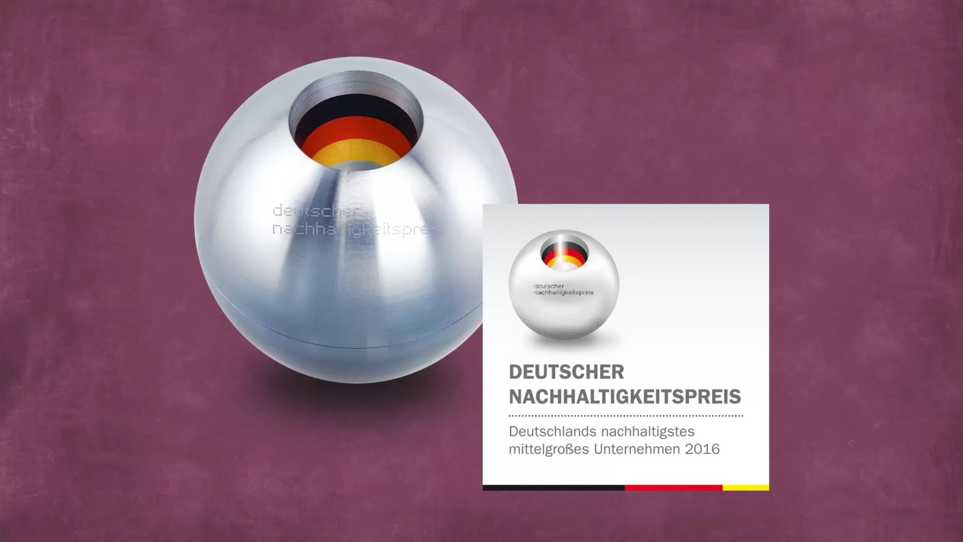 Grafik zum deutschen Nachhaltigkeitspreis 2016