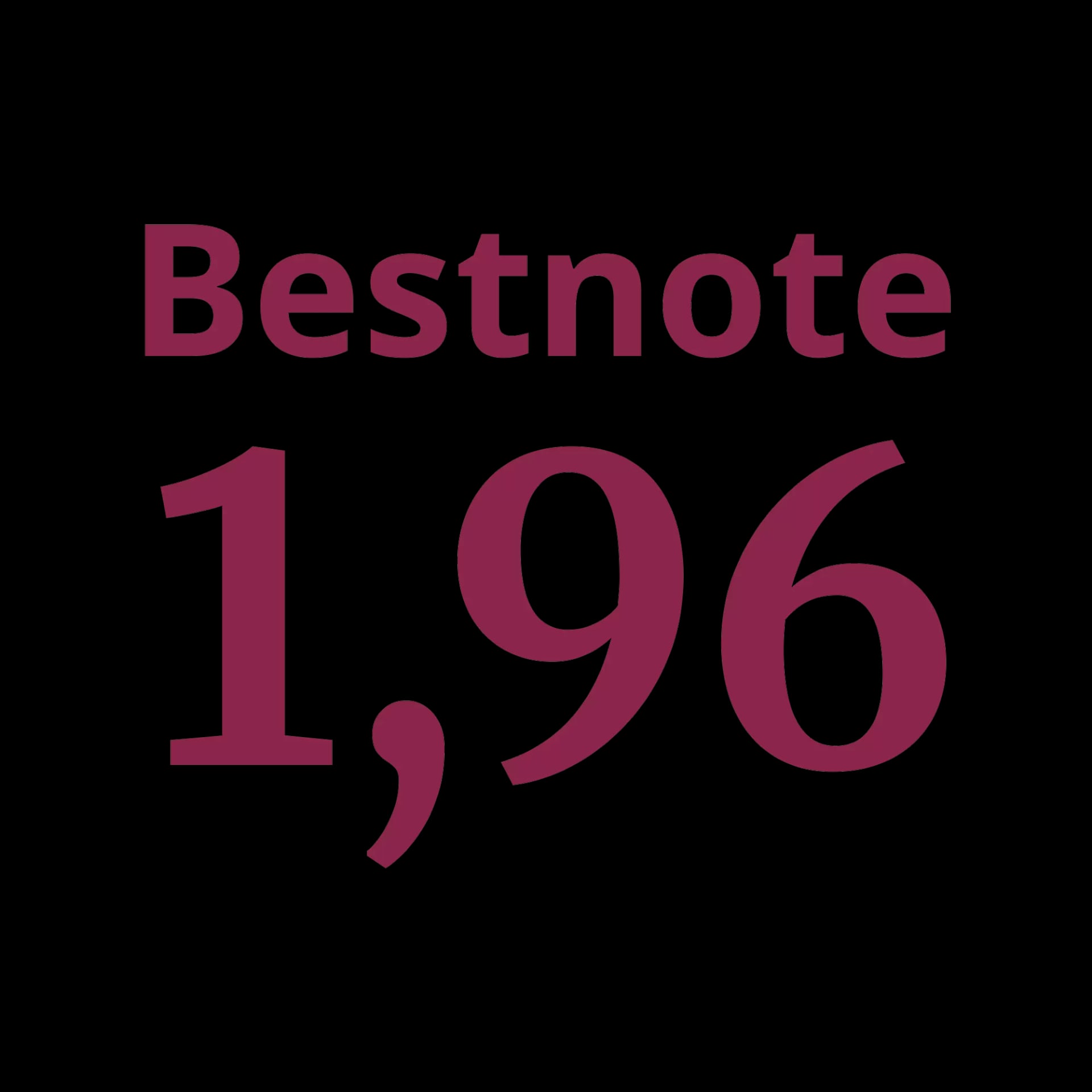 Kundenmonitor 2026: Text "Bestnote 1,96" für Qualität von Obst und Gemüse