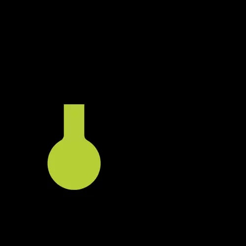 Icon mit einem Thermometer und einer Schneeflocke